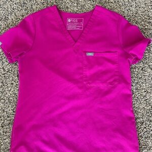 Figs set - Short sleeve one pocket top with jogger bottoms XS